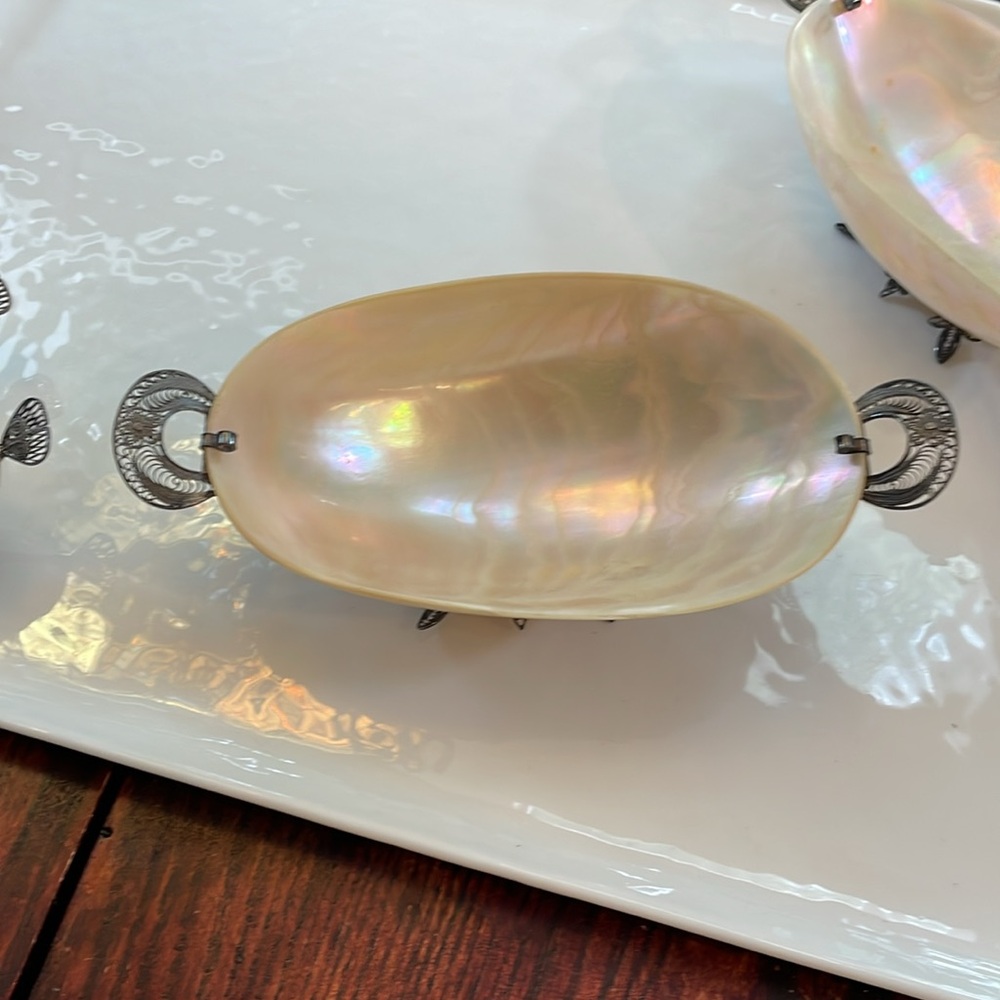 19th century antique Russian caviar dishes(4 total) - Picture 4 of 10